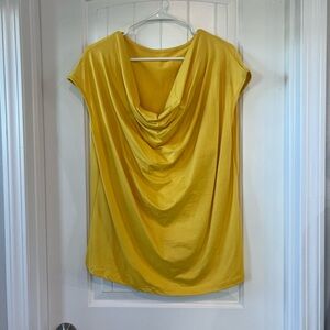 Yellow Draped Top